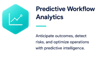 Predictive workflow analytics card