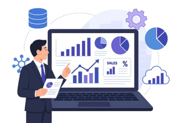ETL and Analytics Illustration